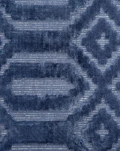 Clearance Beliani Tappeto ADATEPE marino Viscosa Blu