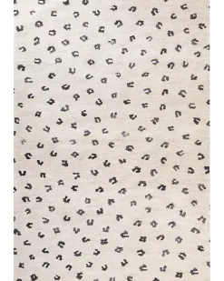 New Beliani Tappeto AFIS Beige Cotone Beige Nero