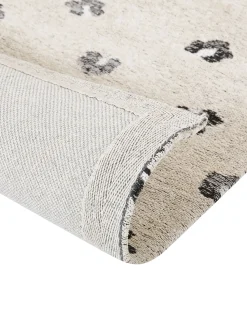 New Beliani Tappeto AFIS Beige Cotone Beige Nero