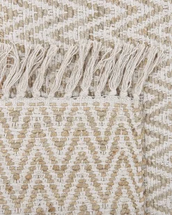 New Beliani Tappeto AFRIN Iuta Beige