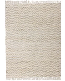 New Beliani Tappeto AFRIN Iuta Beige