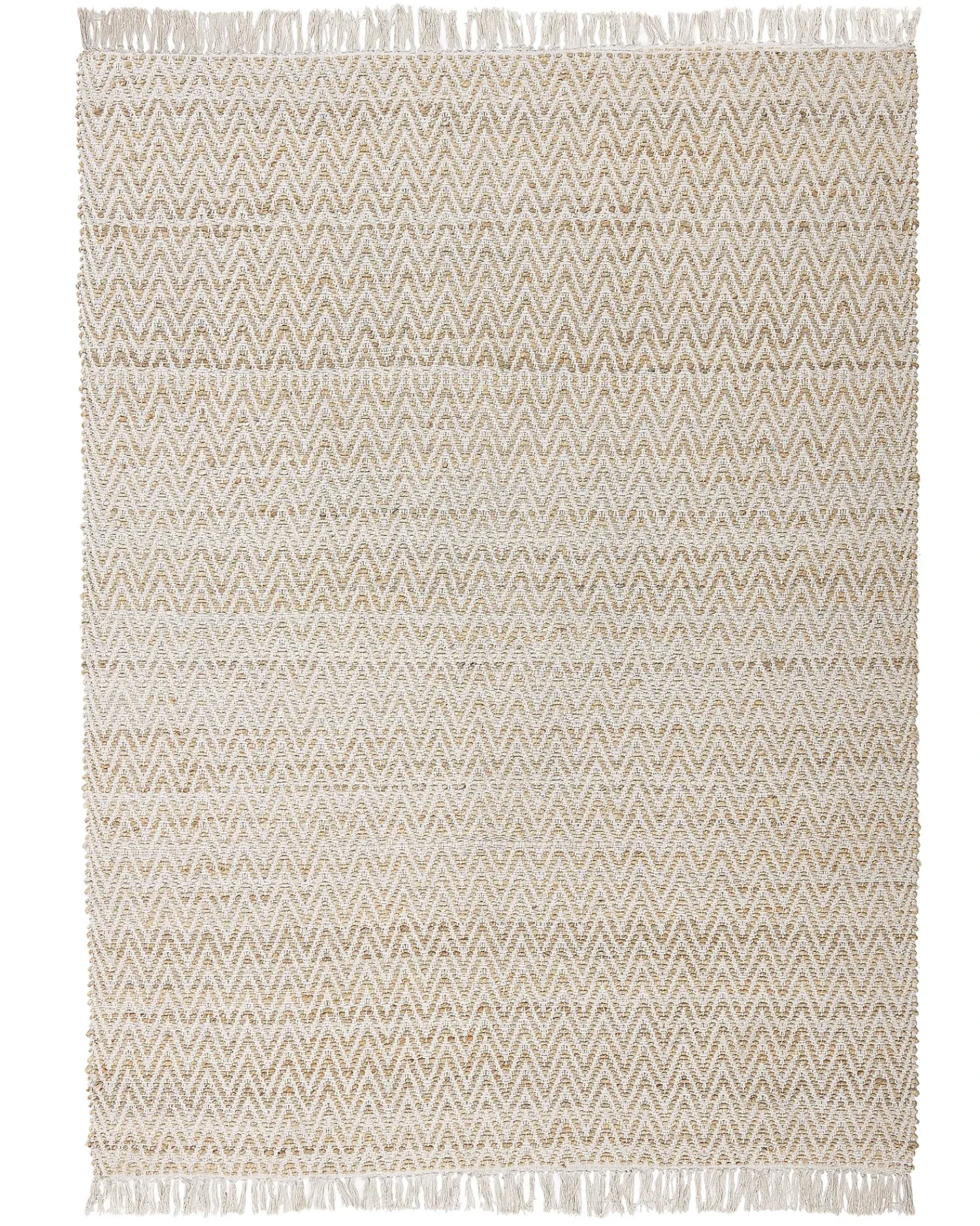 New Beliani Tappeto AFRIN Iuta Beige