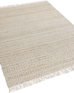 New Beliani Tappeto AFRIN Iuta Beige