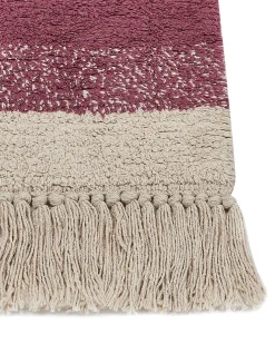 Sale Beliani Tappeto AFSAR Beige chiaro Cotone Beige Rosa