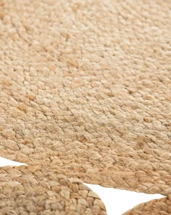Sale Beliani Tappeto AHLAT ø 120 cm Iuta Beige