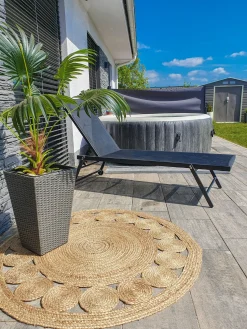 Sale Beliani Tappeto AHLAT ø 120 cm Iuta Beige