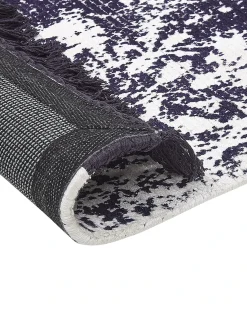 Discount Beliani Tappeto AKARSU Viola Viscosa Bianco Viola