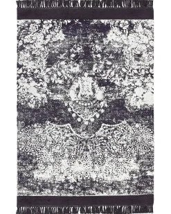 Discount Beliani Tappeto AKARSU Viola Viscosa Bianco Viola