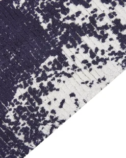 Discount Beliani Tappeto AKARSU Viola Viscosa Bianco Viola