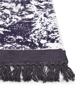 Discount Beliani Tappeto AKARSU Viola Viscosa Bianco Viola