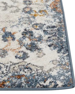 Discount Beliani Tappeto AKORI Multicolore 80 x 150 cm Arancione Beige Blu Giallo Multicolore