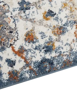 Discount Beliani Tappeto AKORI Multicolore 80 x 150 cm Arancione Beige Blu Giallo Multicolore