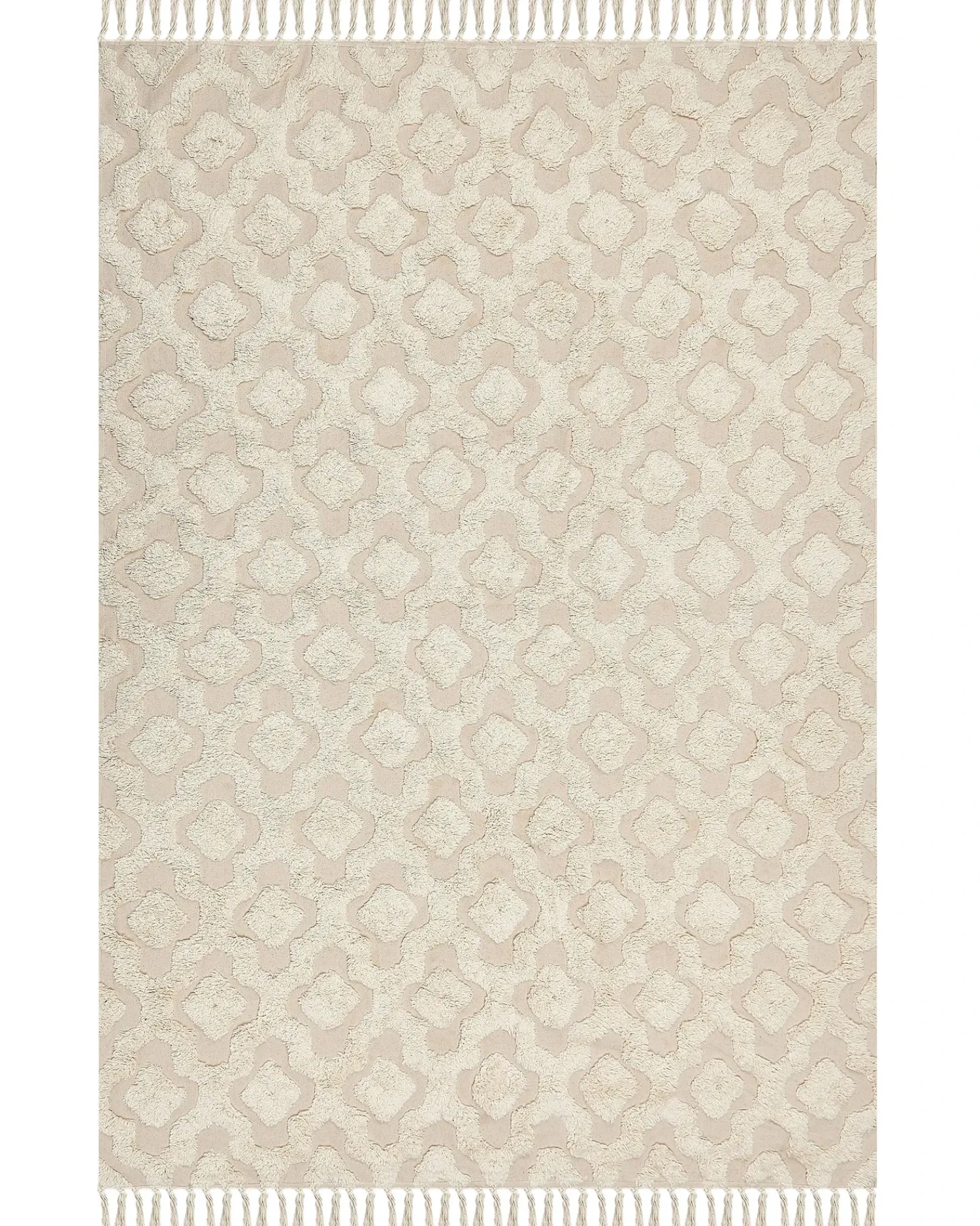 Hot Beliani Tappeto AKSARAY Cotone Beige