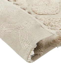 Hot Beliani Tappeto AKSARAY Cotone Beige