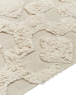 Hot Beliani Tappeto AKSARAY Cotone Beige