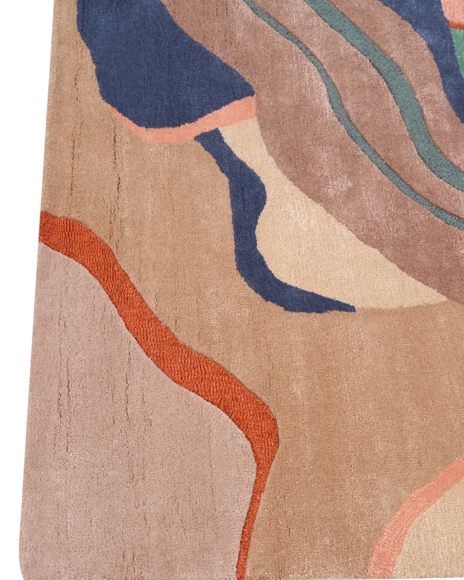 Beliani Tappeto ALMORA 160 x 230 cm Viscosa Multicolore