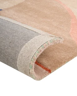 Beliani Tappeto ALMORA 160 x 230 cm Viscosa Multicolore