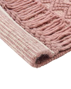 Online Beliani Tappeto ALUCRA 160 x 230 cm Lana Rosa