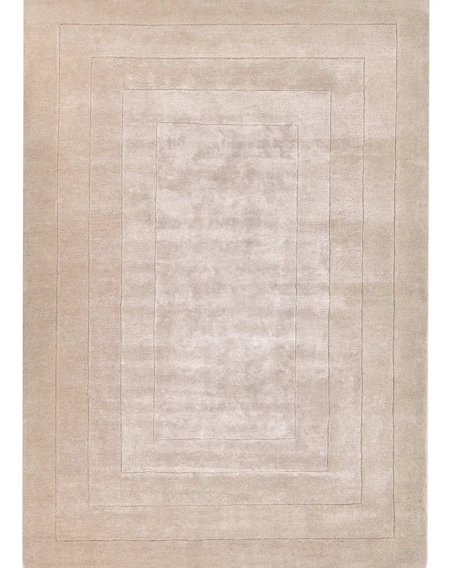 Clearance Beliani Tappeto AMADO 160 x 230 cm Viscosa Beige