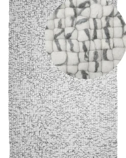 Discount Beliani Tappeto AMDO chiaro 160 x 230 cm Grigio
