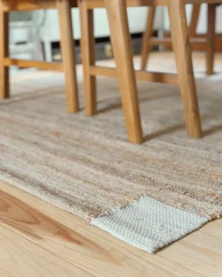Best Beliani Tappeto AMRAVATI chiaro Iuta Beige