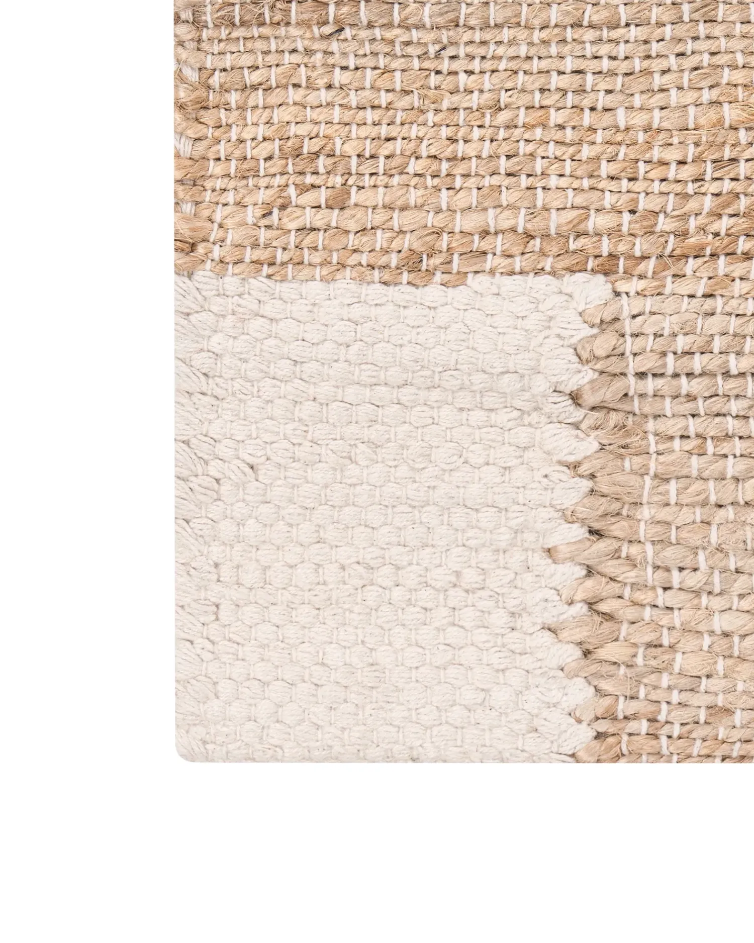 Online Beliani Tappeto AMRAVATI chiaro Iuta Beige