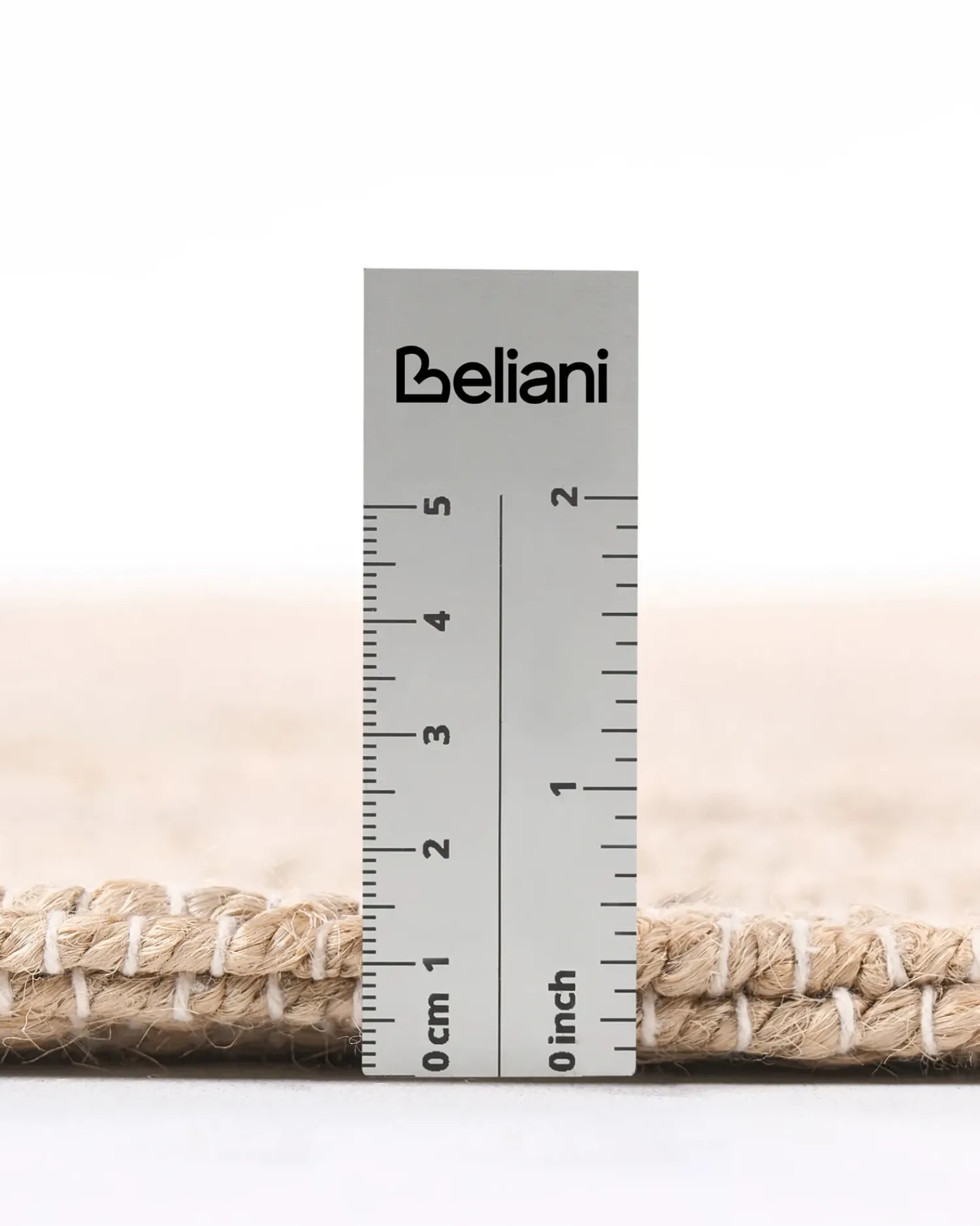 Online Beliani Tappeto AMRAVATI chiaro Iuta Beige