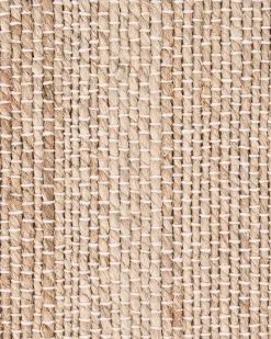 Outlet Beliani Tappeto AMRAVATI Nero/Beige Iuta Beige Nero