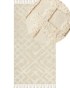 Best Beliani Tappeto ARDAHAN Cotone Beige