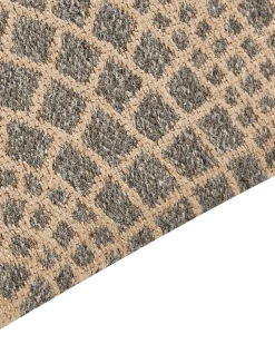 Outlet Beliani Tappeto ARIBA Grigio Beige Iuta Beige Grigio
