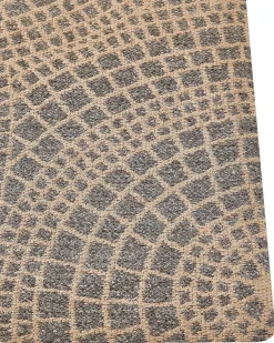 Outlet Beliani Tappeto ARIBA Grigio Beige Iuta Beige Grigio
