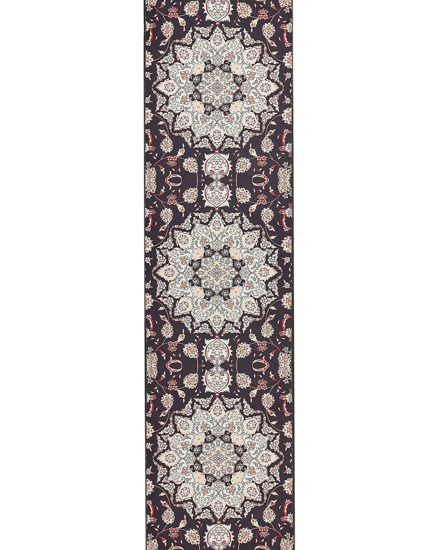 Hot Beliani Tappeto ARITAS Nero Beige Rosso Nero