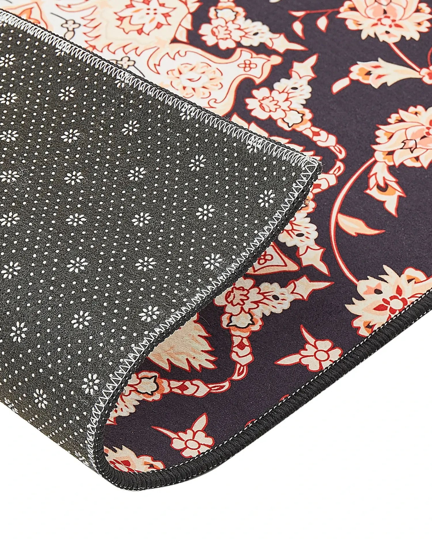 Hot Beliani Tappeto ARITAS Nero Beige Rosso Nero