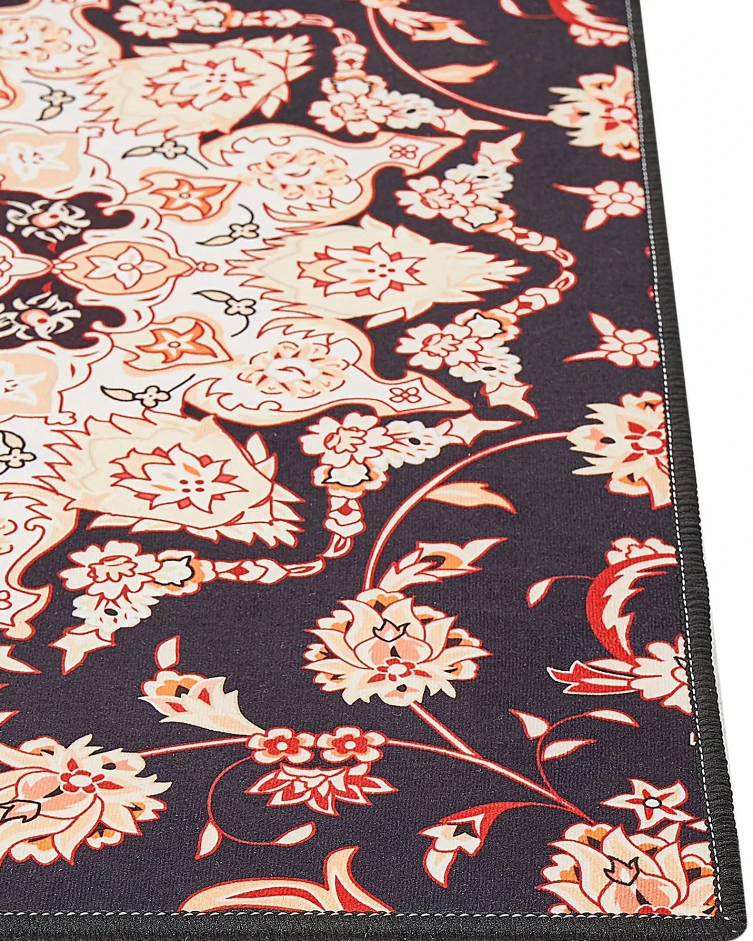 Hot Beliani Tappeto ARITAS Nero Beige Rosso Nero