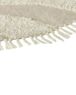 Outlet Beliani Tappeto ARTMAK ø 140 cm Cotone Beige