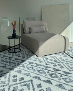 Online Beliani Tappeto ASPANI Bianco sporco 300 x 400 cm Beige Grigio
