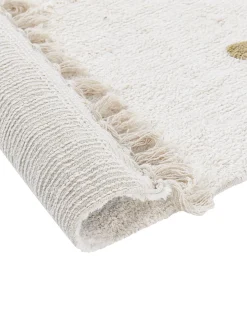 Clearance Beliani Tappeto ASTAF sporco 140 x 200 cm Cotone Bianco