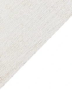 Clearance Beliani Tappeto ASTAF sporco 140 x 200 cm Cotone Bianco