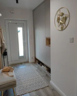 Hot Beliani Tappeto ATIMA Beige Iuta Beige Bianco