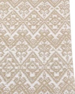 Hot Beliani Tappeto ATIMA Beige Iuta Beige Bianco