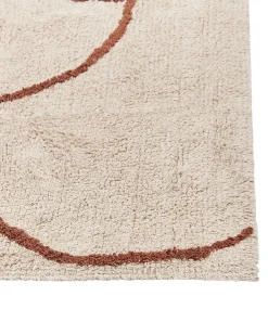 Clearance Beliani Tappeto AVDAN Beige 200 x 200 cm Cotone Beige Marrone