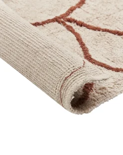 Clearance Beliani Tappeto AVDAN Beige 200 x 200 cm Cotone Beige Marrone