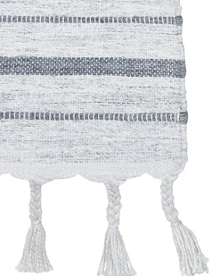 Clearance Beliani Tappeto BADEMLI Bianco sporco Bianco Grigio