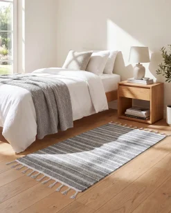 Clearance Beliani Tappeto BADEMLI Bianco sporco Bianco Grigio