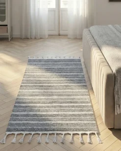 Clearance Beliani Tappeto BADEMLI Bianco sporco Bianco Grigio