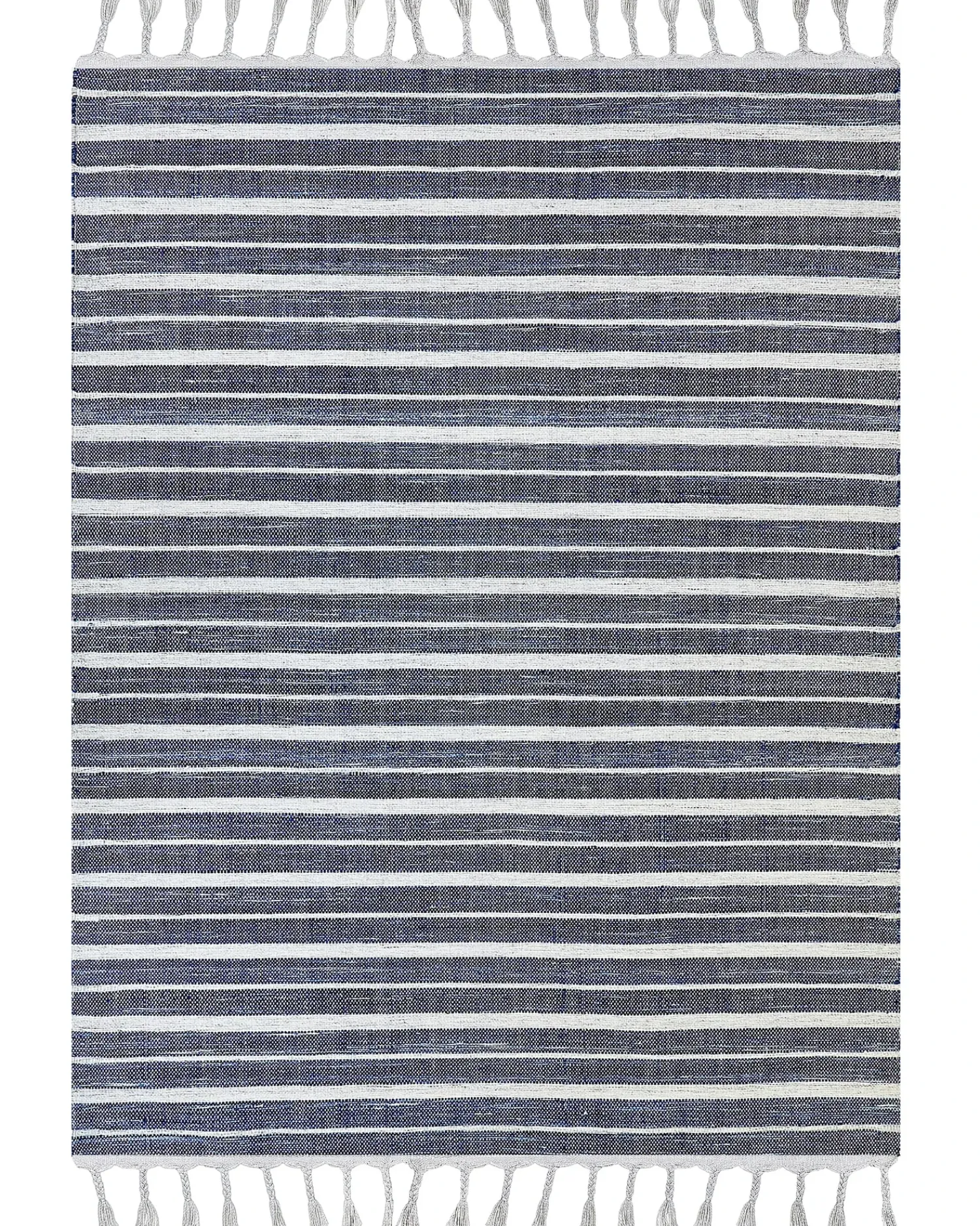 Sale Beliani Tappeto BADEMLI Blu scuro Bianco Blu
