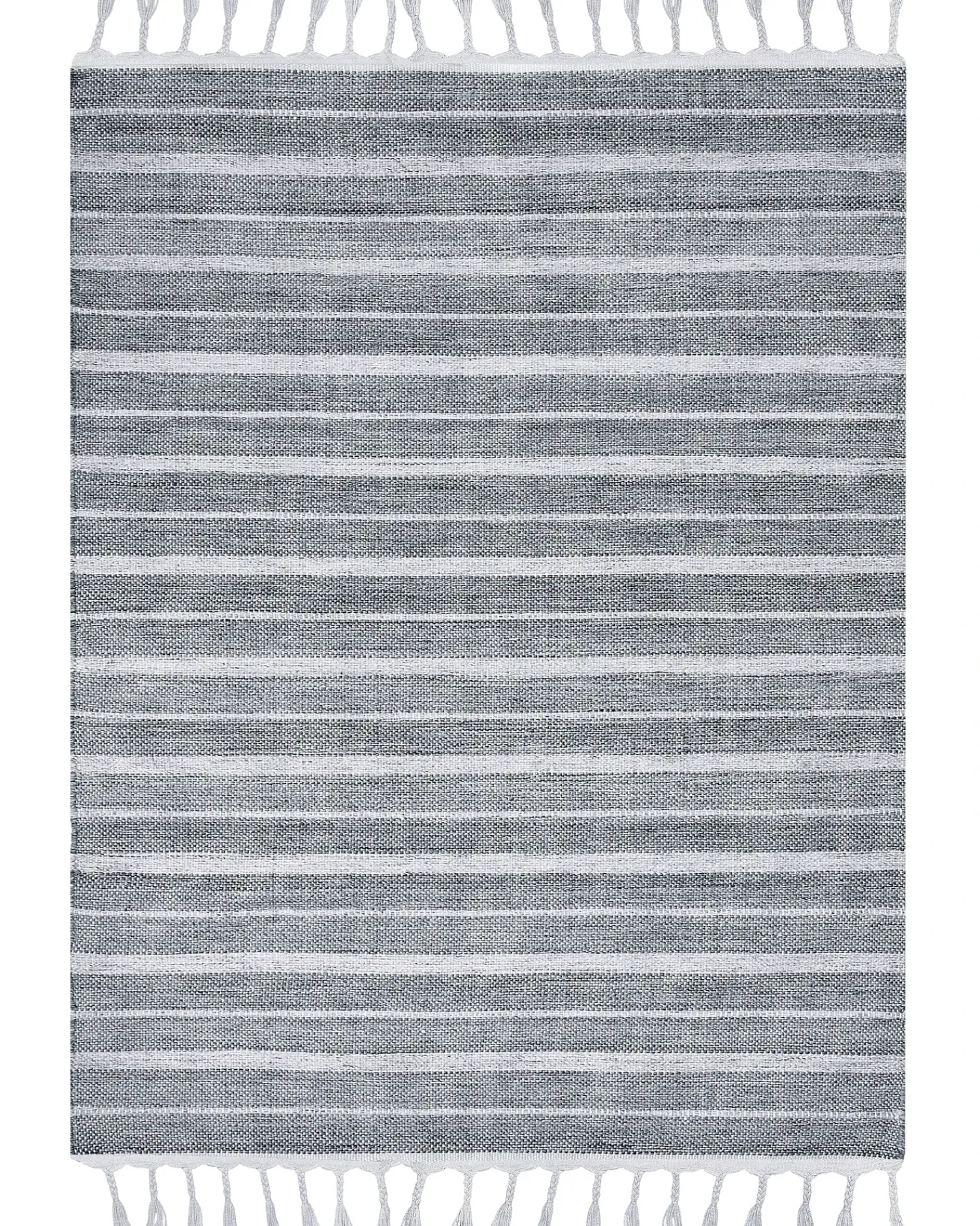 Discount Beliani Tappeto BADEMLI Grigio chiaro Bianco Grigio