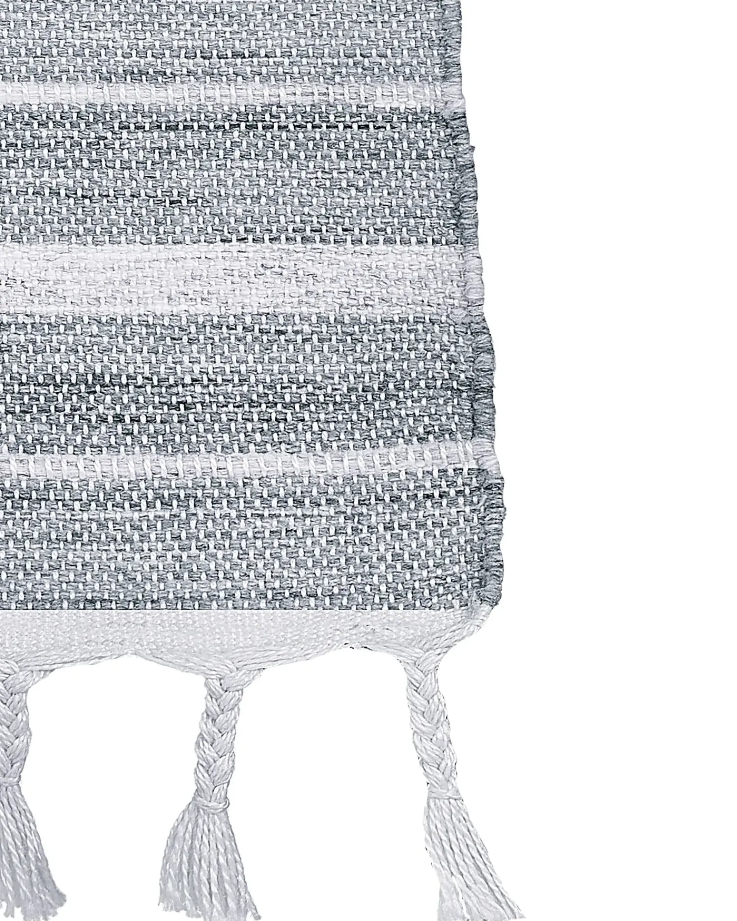 Discount Beliani Tappeto BADEMLI Grigio chiaro Bianco Grigio