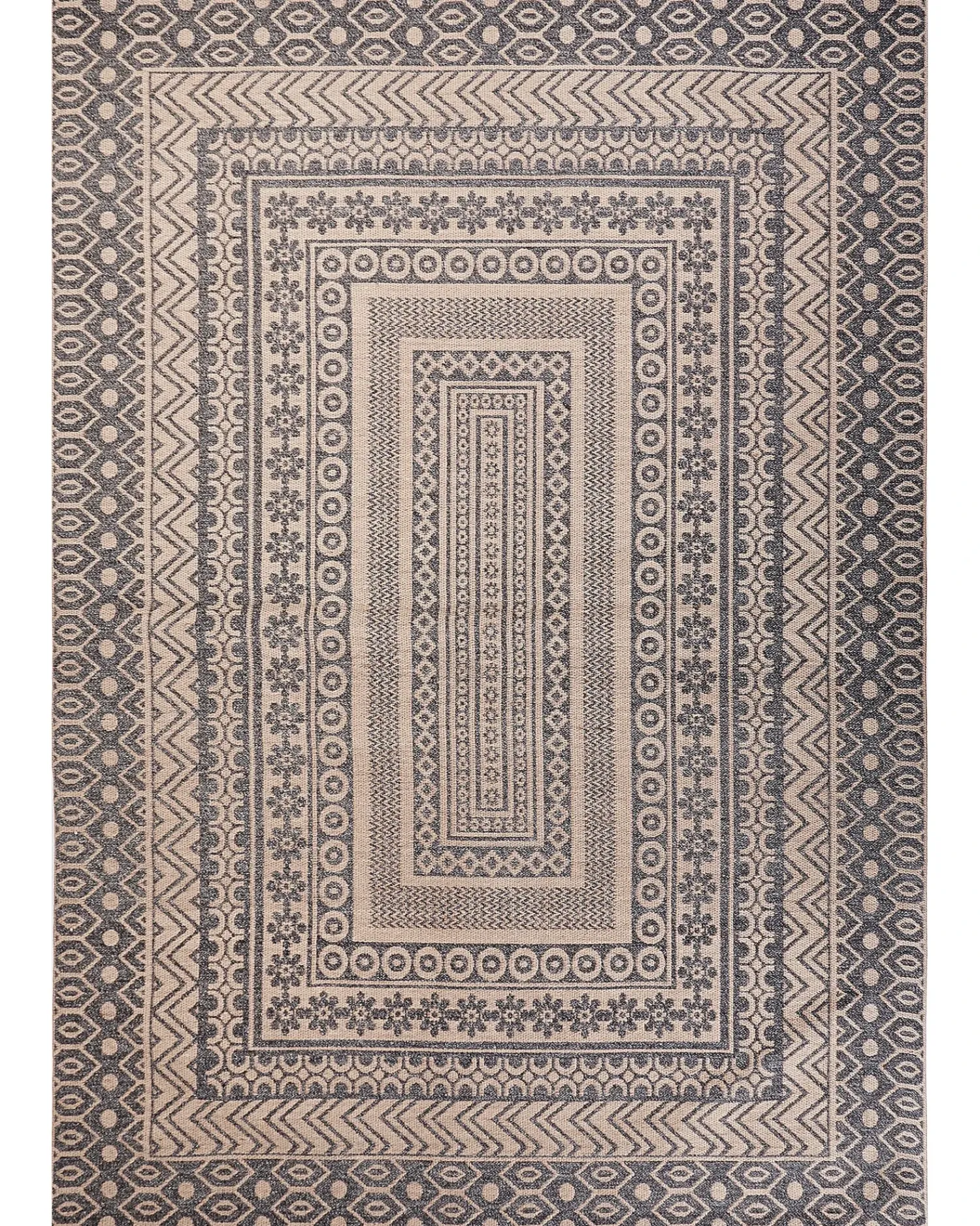 Hot Beliani Tappeto BAGLAR Grigio Iuta Beige Grigio