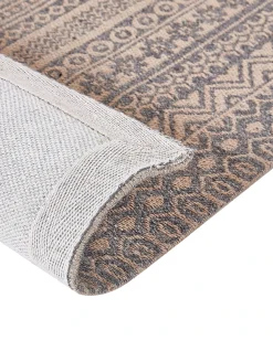 Hot Beliani Tappeto BAGLAR Grigio Iuta Beige Grigio
